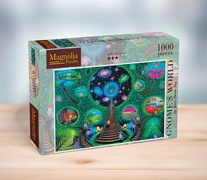Пазл Magnolia 1000 деталей: Мир гномов