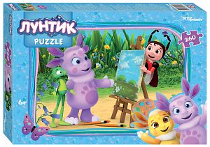 Пазл Step puzzle 260 деталей: Лунтик