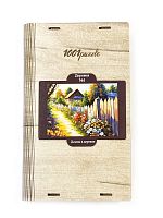 Пазл деревянный Алма 300 деталей Домик в деревне. Деревня №1