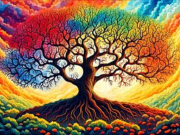 Пазл деревянный Алма 300 деталей  Путь к себе. Дерево жизни №1