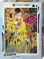 Пазл Heye 1000 деталей: Климт. Поцелуй (Перекрасить!)