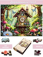 Пазл деревянный Алма 500 деталей Странное время. Грибное время