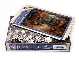 Пазл деревянный Алма 1000 деталей Волшебство природы. Очарование осени