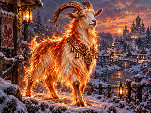 Пазл Алма деревянный 500 деталей. Новый год. Символ года