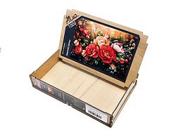 Пазл Алма деревянный 1000 деталей Цветы и натюрморты. Царские пионы