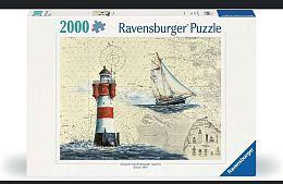 Пазл Ravensburger 2000 деталей: Романтический маяк