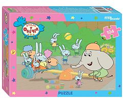 Пазл Step puzzle 104 деталей: Отель у Овечек