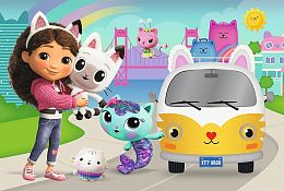 Пазл Trefl 60 деталей: Приключения Габи и котят