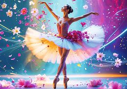 Пазл Trefl 1000 деталей: Танцующая балерина
