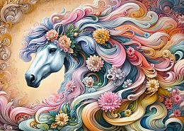 Пазл Cherry Pazzi 1000 деталей: Прекрасная лошадь