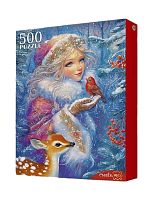 Пазл Рыжий Кот 500 деталей: Снежная принцесса