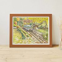 Пазл Pintoo 1200 деталей: Тадаси Мацумото. Осенний сад