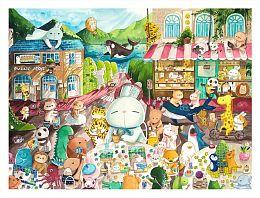 Пазл Pintoo 1200 деталей: MiniHan. Карнавал пазлов