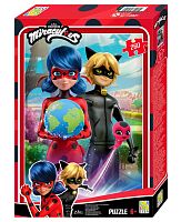 Пазл Step puzzle 260 деталей: Леди Баг и Супер-Кот