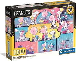 Пазл Clementoni 1000 деталей: Peanuts - 2 (УЦЕНКА)