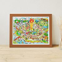 Пазл Pintoo 1200 деталей: Пэйджи. Горящий Олимпийский огонь