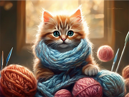 Пазл деревянный Алма 300 деталей Пушистые создания. Котенок №2