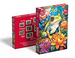 Пазл Cherry Pazzi 1000 деталей: Цветочная лягушка