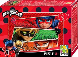 Набор 5 пазлов по 54 детали Step: Леди Баг и Супер-Кот