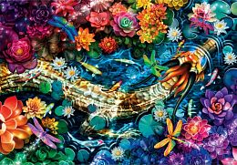 Пазл Clementoni 1000 деталей: Рыбки кои