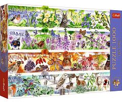 Пазл Trefl 1000 деталей: Время чая. Четыре сезона