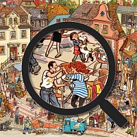 Пазл Heye 1000 деталей: Рыночная площадь