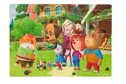 Пазл Step puzzle 20#24#30#40 деталей: Барбоскины (Мельница)