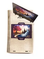 Пазл деревянный Алма 500 деталей. Невозможное - возможно. Лесная симфония красок