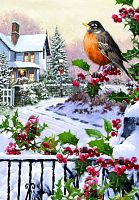 Пазл Clementoni 1000 деталей: Рождественский остролист