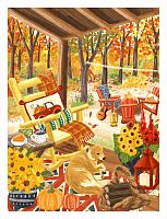 Пазл Pintoo 1200 деталей: Оливия Гиббс. Осеннее крыльцо