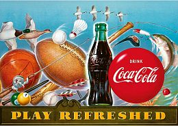 Пазл Trefl 1000 деталей: Coca-Cola. Мгновение освежения