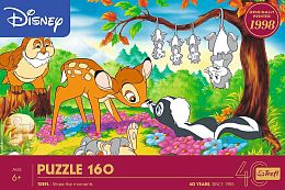 Пазл Trefl 160 деталей: 40 лет Trefl - Бэмби и лесные друзья