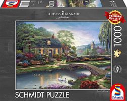 Пазл Schmidt 1000 деталей: Т.Кинкейд. Коттедж Stoney Creek