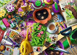 Пазл Trefl 1000 деталей: Уборка в саду