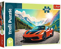 Пазл Trefl 100 деталей: Гоночный автомобиль