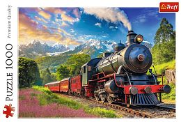 Пазл Trefl 1000 деталей: Путешествие на поезде