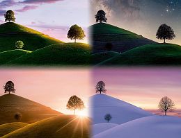 Пазл Ravensburger 2000 деталей: Времена года