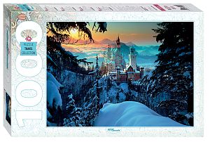 Пазл Step puzzle 1000 деталей: Бавария. Замок Нойшванштайн