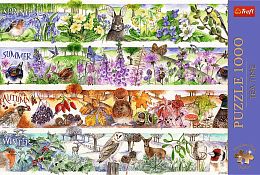 Пазл Trefl 1000 деталей: Время чая. Четыре сезона