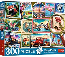 Пазл Trefl 300 деталей: Почтовые марки