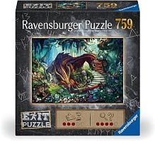 Пазл Ravensburger 759 деталей: Пещера дракона (пазл-квест)