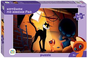 Пазл Step puzzle 360 деталей: Котенок по имени Гав