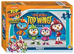 Пазл Step puzzle 60 деталей: Отважные птенцы (Никелодеон)