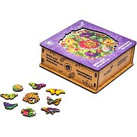 Пазл деревянный UNIDRAGON 200 деталей: Чарующий Букет