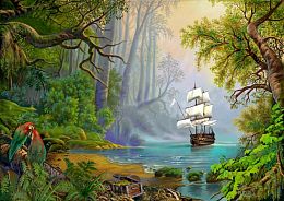 Пазл Фрея 500 деталей: Остров сокровищ