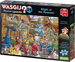 Пазл Jumbo 1000 деталей: Wasgij. Бардак в музее (Mystery 24)