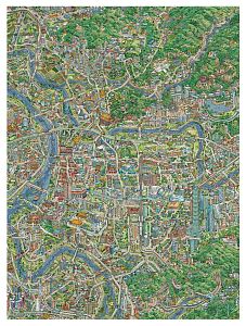 Пазл Pintoo 4800 деталей: Карта Тайбэя