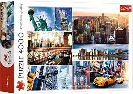Пазл Trefl 4000 деталей: Нью-Йорк - коллаж
