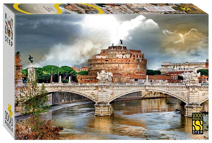 Пазл Step puzzle 1000 деталей: Замок Святого Ангела. Рим. Италия