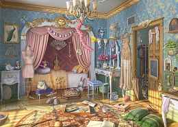 Пазл Schmidt 1000 деталей: Вояж. Спальня